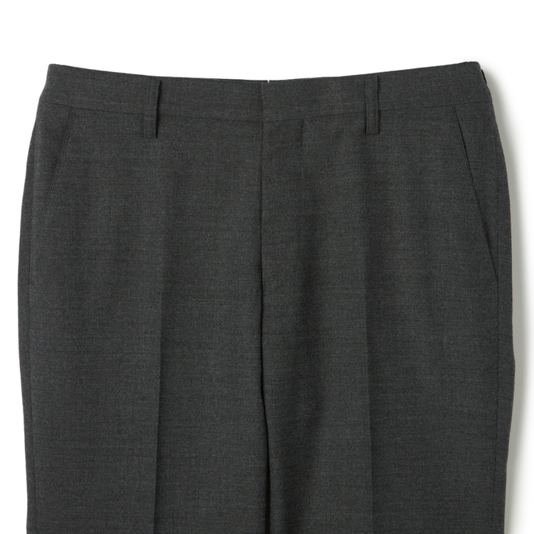 ■新品 CAFE SOHO 夏秋ウールノータック 洗濯OK 黒/チャコール&織り柄ストライプ W82 定価7，344 □新品 CAFE SOHO 春夏ウール2タック 洗濯乾燥OK 黒 W94 定価1