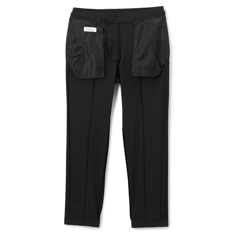 らくQパンツ】裾上げ済 スーパーストレッチ テーパードノータック