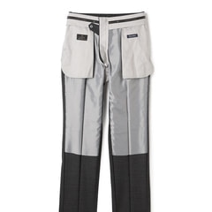 日本製 洗える ワンタックパンツ エミネント ミディアムグレー