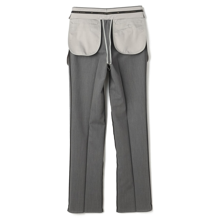 エアクール 日本製 洗える トリアセテートブレンド ワンタックパンツ