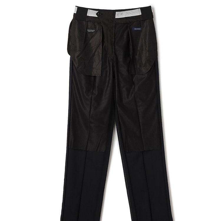 エアクール ウエストらくらく 洗える ノンアイロンストレッチ