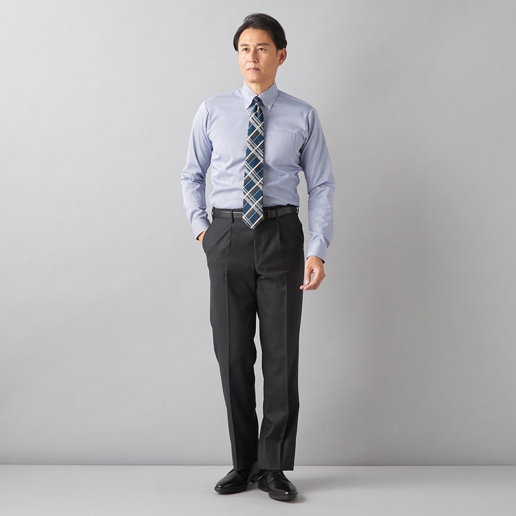 アウトレット】ウエストらくらく 洗える ノンアイロンストレッチ