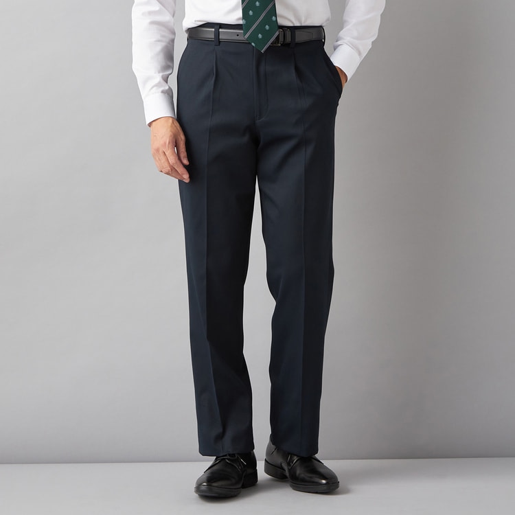 アウトレット】洗える ストレッチ ワンタックパンツ ラチネ LES MUES