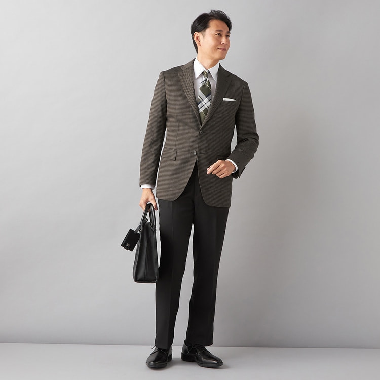 洗える ストレッチ ワンタックパンツ カルゼ JOURNAL WORKS