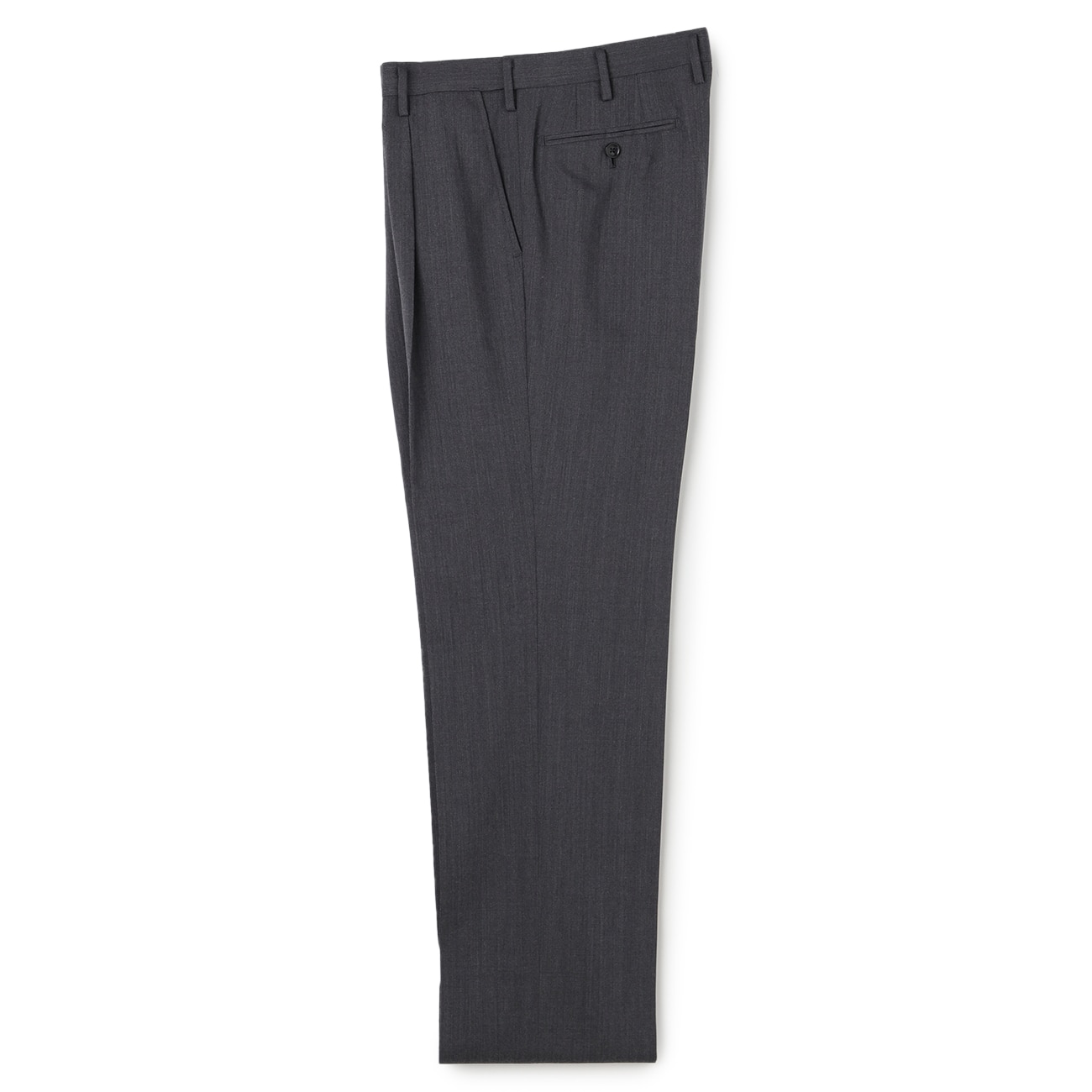 ウエストらくらく 洗える ノンアイロンストレッチ ワンタックパンツ LES MUES