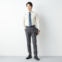 ウエストらくらく 洗える ノンアイロンストレッチ テーパード