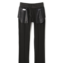 エアクール 洗える ノンアイロンテーパードノータックパンツ LES