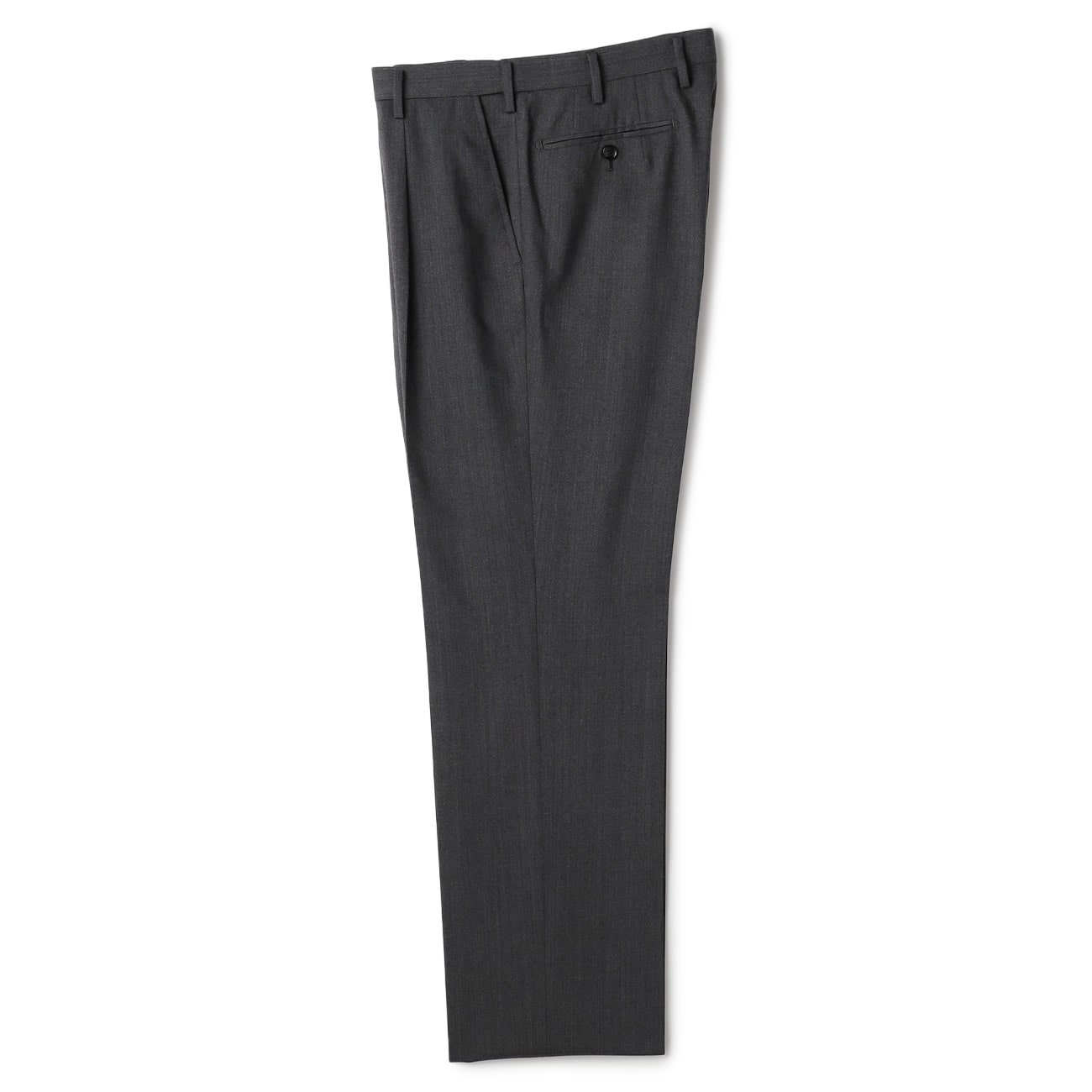 ウエストらくらく 洗える ノンアイロン ストレッチ ワンタックパンツ LES MUES