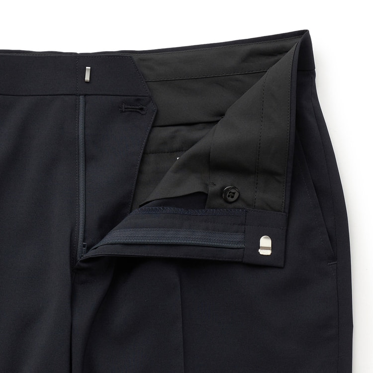 WEB限定商品】3本セット 春夏用 洗える ストレッチノータックパンツ 裾