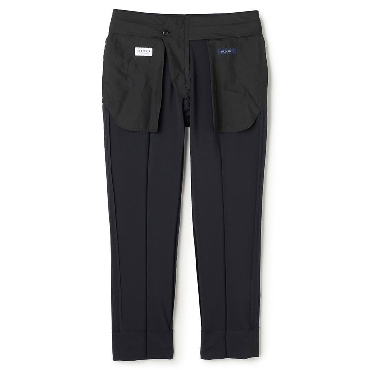 WEB限定商品】3本セット 春夏用 洗える ストレッチノータックパンツ 裾