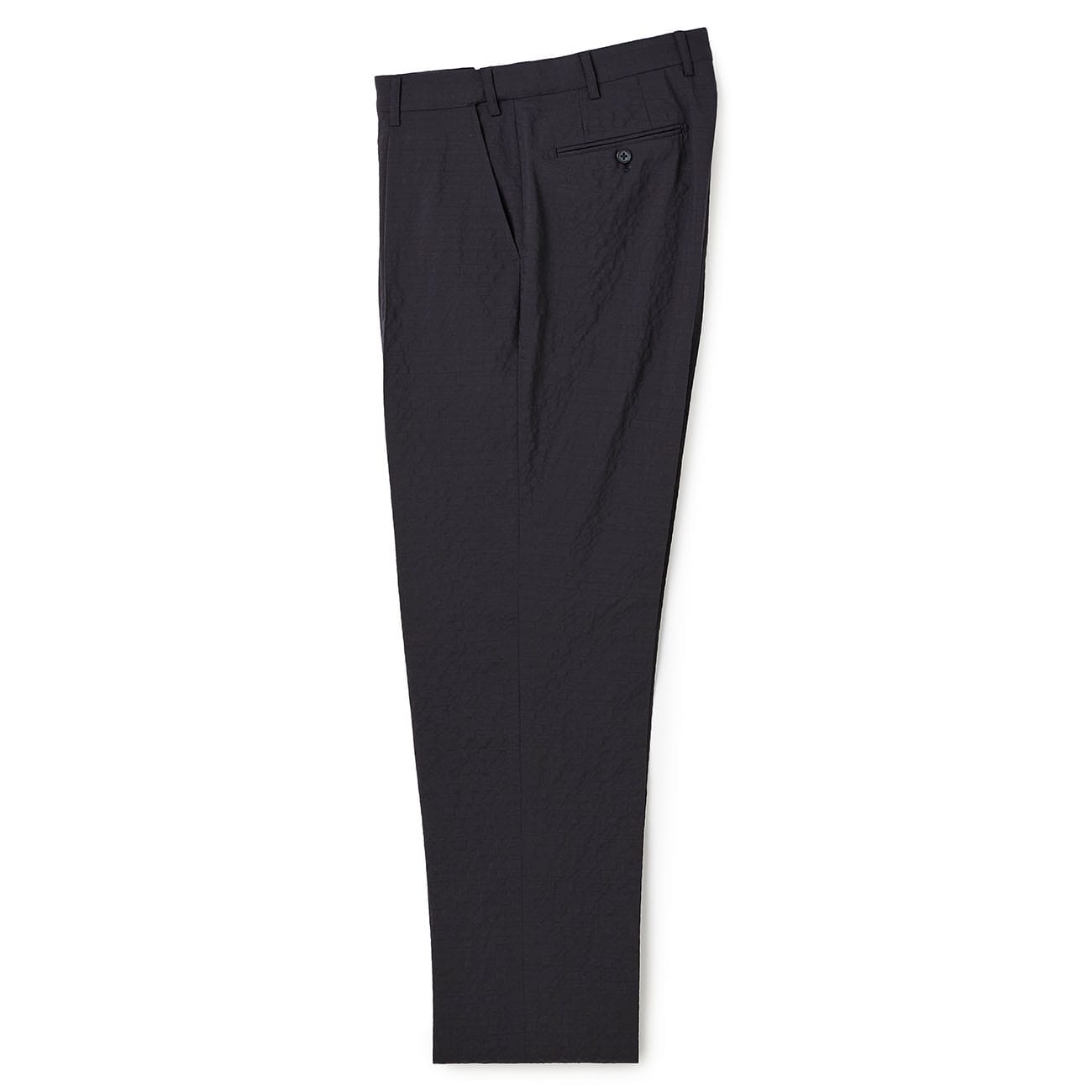 ウエストらくらく ウールサッカーワンタックパンツ JUNKO SHIMADA JS homme セットアップ着用可