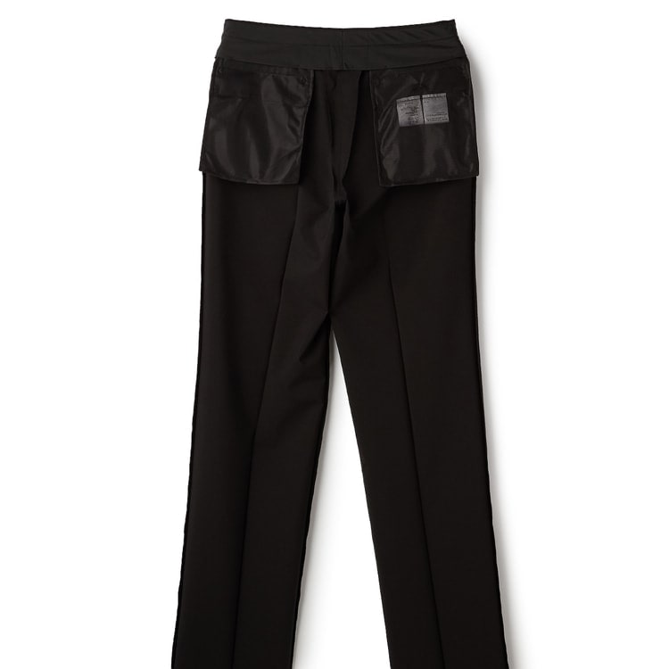 アオキ⭐️麻調 ノーカラー 七分袖 セットアップ パンツ スーツLES MUSE 洗える ストレッチ ワンタックパンツ 無地 LES MUES【AOKI公式通販】