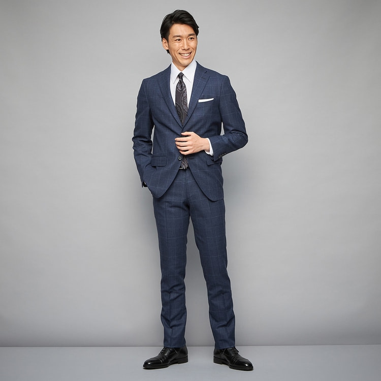 WEB限定価格】魔法のウエスト Super110′s ノータックパンツ ウィン