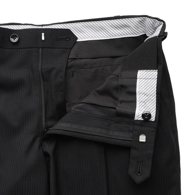 ウエストらくらく 洗える ノンアイロンストレッチ テーパード