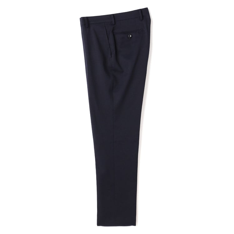 洗える ストレッチ テーパードノータックパンツ ラチネ LES MUES