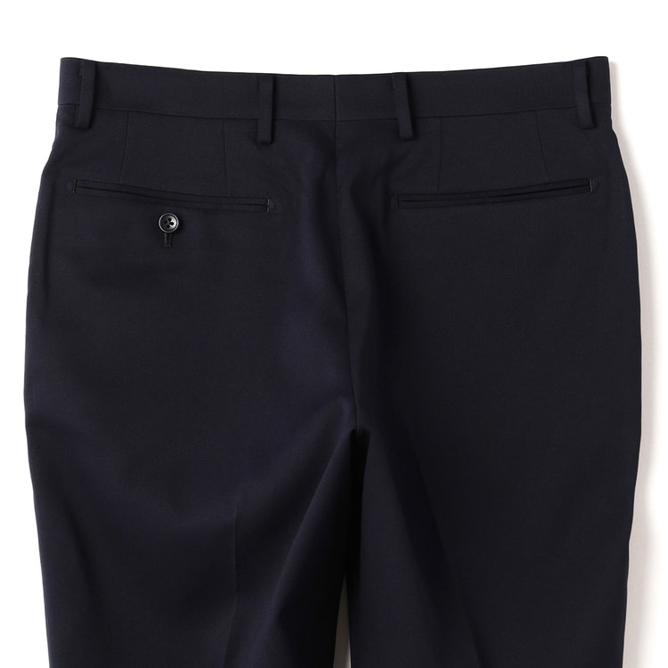 洗える ストレッチ テーパードノータックパンツ ラチネ LES MUES