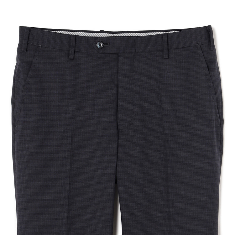 エアクール ノンアイロンスラックス ウエストらくらく 洗える トリアセ