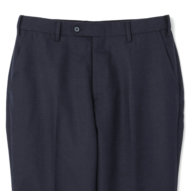 上質素材 魔法のウエスト Super110′s ノータックパンツ JUNKO S