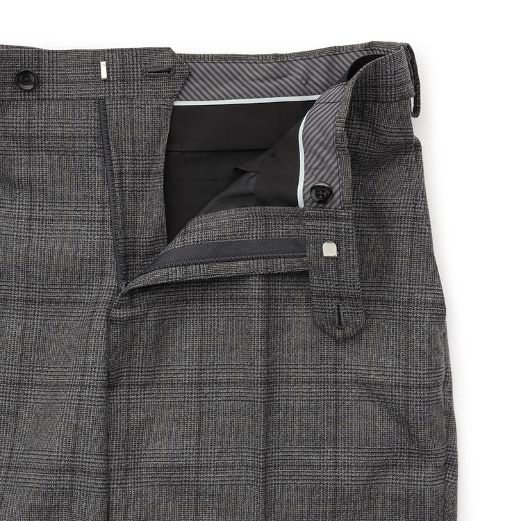 ウエストらくらく 洗える ノンアイロン タスマニアウール