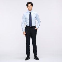 ぬーぴー　ウールライク☆ワイドパンツスーツ　茶 ウールライクタックワイドパンツ ワイドパンツ ウールライク