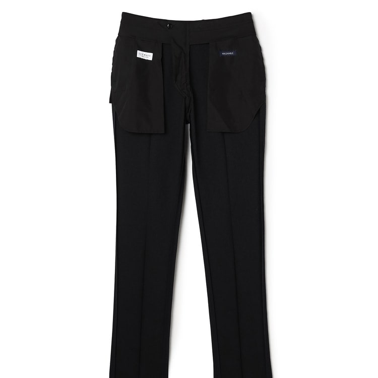 SINSS スラックス Wide tapered two tuck slacks / ワイド