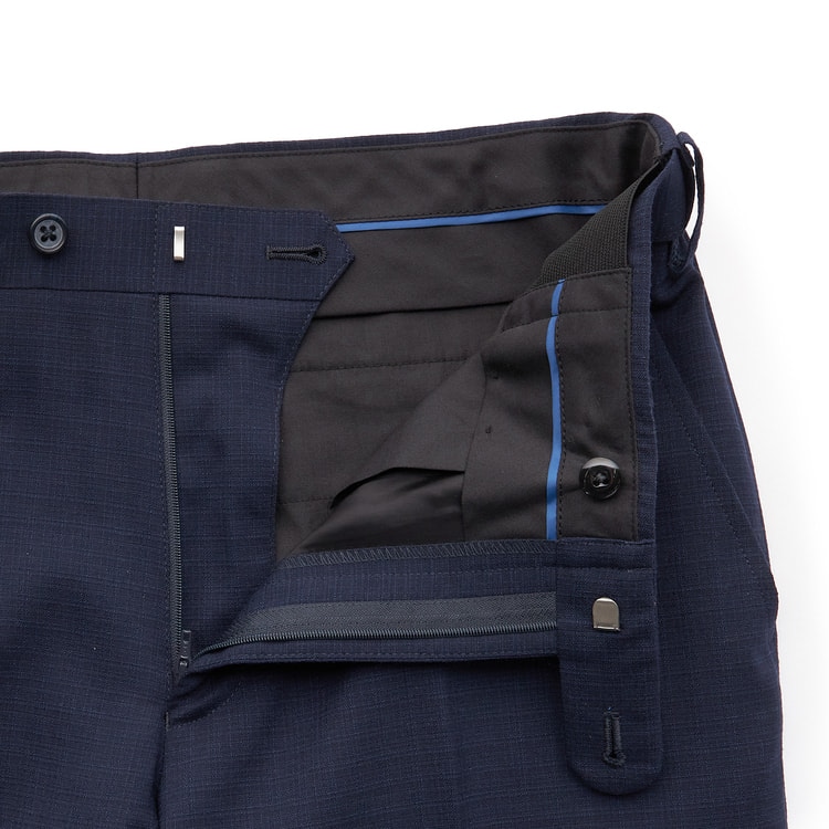 上質素材 魔法のウエスト Super110′s ハイクオリティウールストレッチノータックパンツ JUNKO SHIMADA JS homme セットアップ着用可