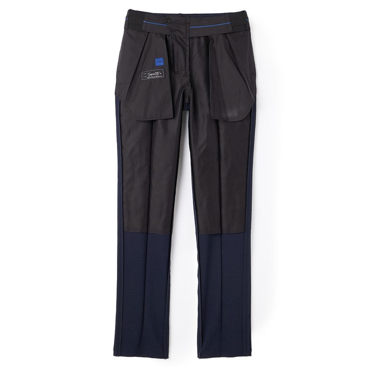 上質素材 魔法のウエスト Super110′s ハイクオリティウールストレッチノータックパンツ JUNKO SHIMADA JS homme セットアップ着用可