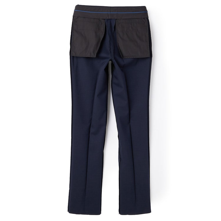 上質素材 魔法のウエスト Super110′s ハイクオリティウールストレッチノータックパンツ JUNKO SHIMADA JS homme セットアップ着用可