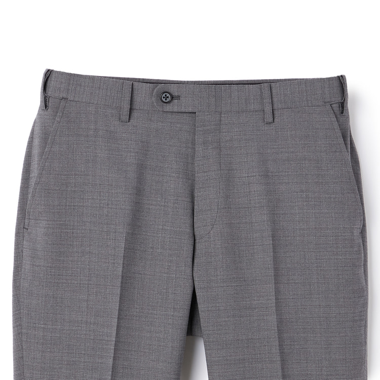 上質素材 魔法のウエスト Super110′s ハイクオリティウールストレッチノータックパンツ JUNKO SHIMADA JS homme セットアップ着用可