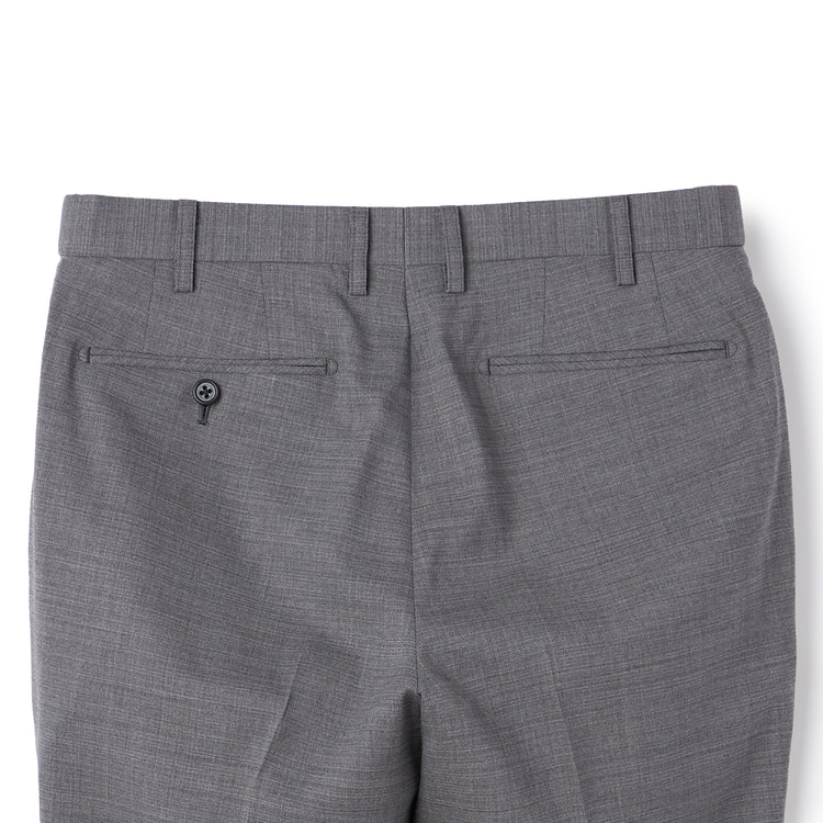 上質素材 魔法のウエスト Super110′s ハイクオリティウールストレッチノータックパンツ JUNKO SHIMADA JS homme セットアップ着用可