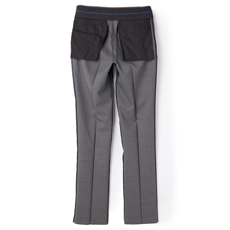 上質素材 魔法のウエスト Super110′s ハイクオリティウールストレッチノータックパンツ JUNKO SHIMADA JS homme セットアップ着用可