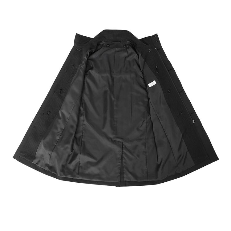 はっ水 ストレッチ 防風 軽量暖かウエザーサポートコート 黒 LES
