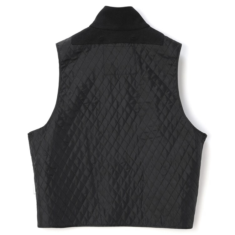 はっ水 ストレッチ 防風 軽量暖かウエザーサポートコート 黒 LES MUES