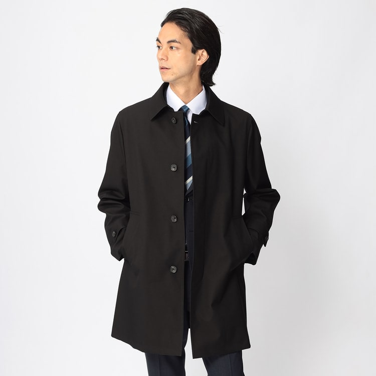 はっ水 ストレッチ 防風 軽量暖かステンカラーコート LES MUES スリム【AOKI公式通販】 はっ水 ストレッチ 防風 軽量暖かステンカラーコート LES MUES スリム【AOKI公式通販】