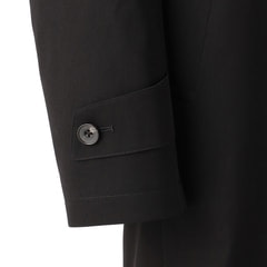 SHIN BLACK はっ水 軽量 ストレッチ ステンカラーコート LES MU