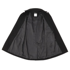 SHIN BLACK はっ水 軽量 ストレッチ ステンカラーコート LES MU
