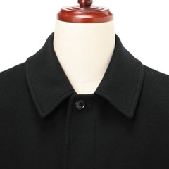 尾州産 カシミヤ混ステンカラーコート LES MUES スリム【AOKI