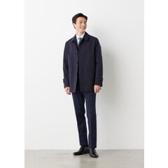 はっ水 防風 防しわ 軽量オールラウンドコート LES MUES スリム【AOKI