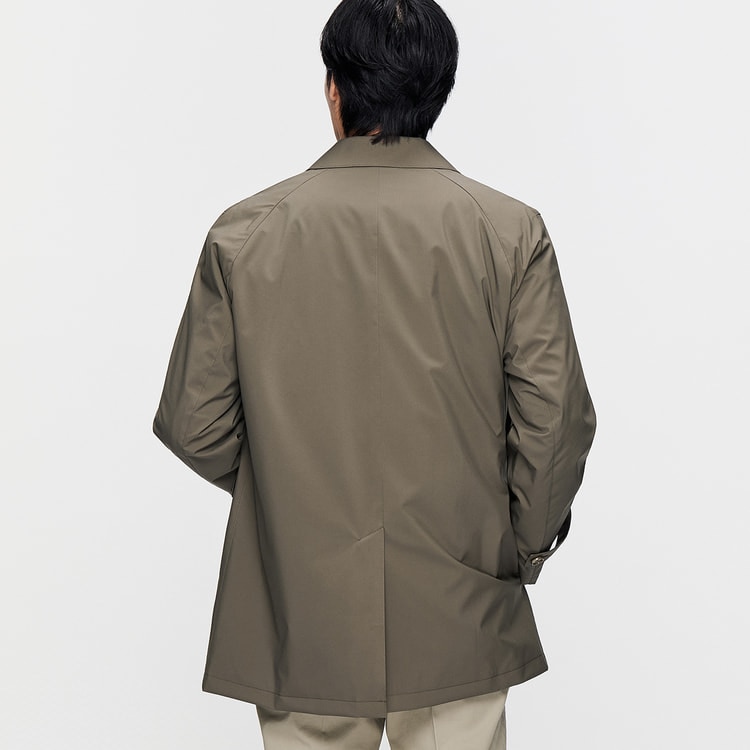 上熱シリーズ ヒートウォームショート ステンカラーコート LES MUES