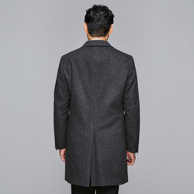 ✨超希少✨ ニードルス チェスターコート ウールモヘア混　レザー M相当 MAISON SPECIAL（メゾンスペシャル） コート チェスターコート Mohair