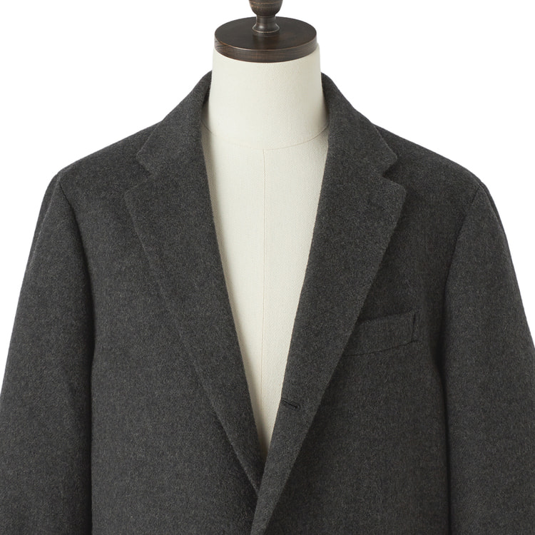 尾州ウール カシミヤ混チェスターコート LES MUES スリム【AOKI公式通販】