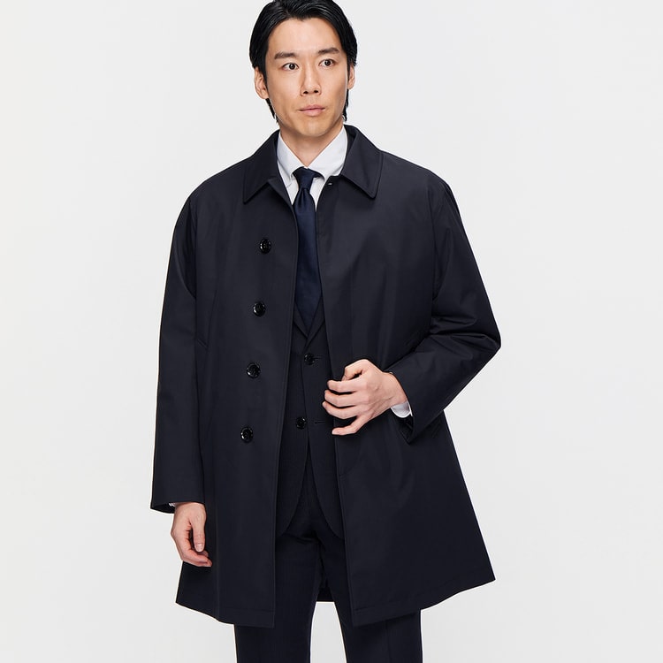 【新品未使用】AOKI LES MUES ステンカラーコート Lサイズ フルライナーステンカラーコート LES MUES【AOKI公式通販】