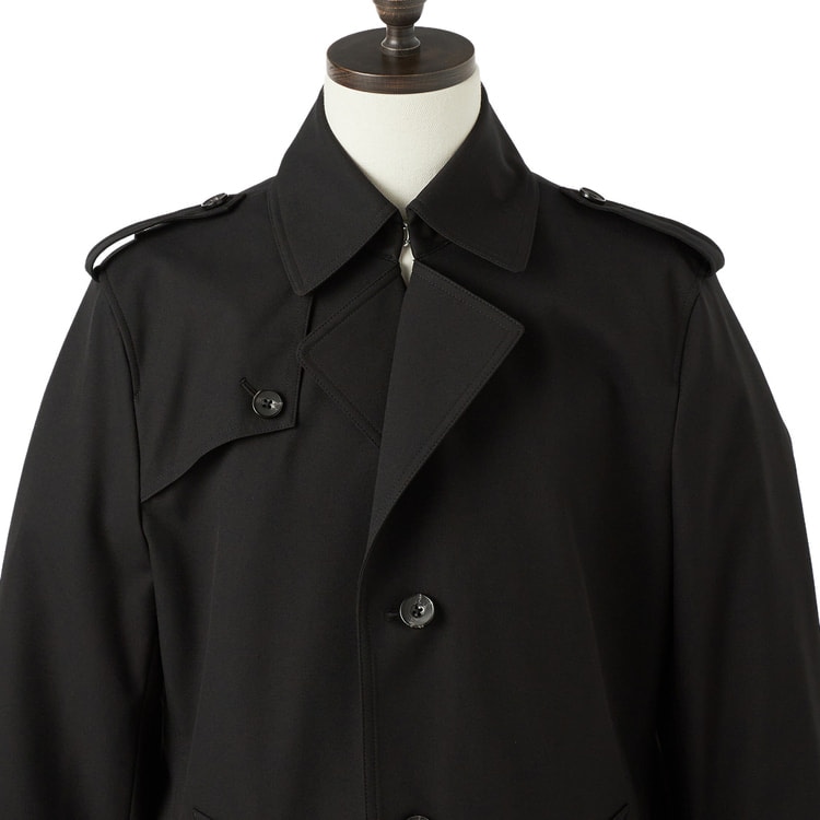 上熱シリーズ はっ水 ストレッチ 防風 ヒートウォーム トレンチコート