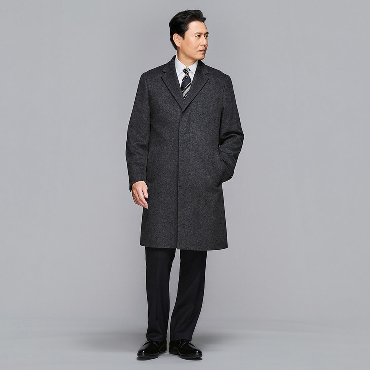 カシミヤ100% チェスターコート JUNKO SHIMADA JS homme【AOKI公式通販】