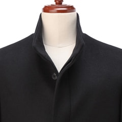 ウールスタンドカラーコート 黒 MAJI ウールスタンドカラーコート 黒 MAJI【AOKI公式通販】