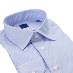 HITOYOSHI ノンアイロンコットン ワイドカラーシャツ JUNKO SHI