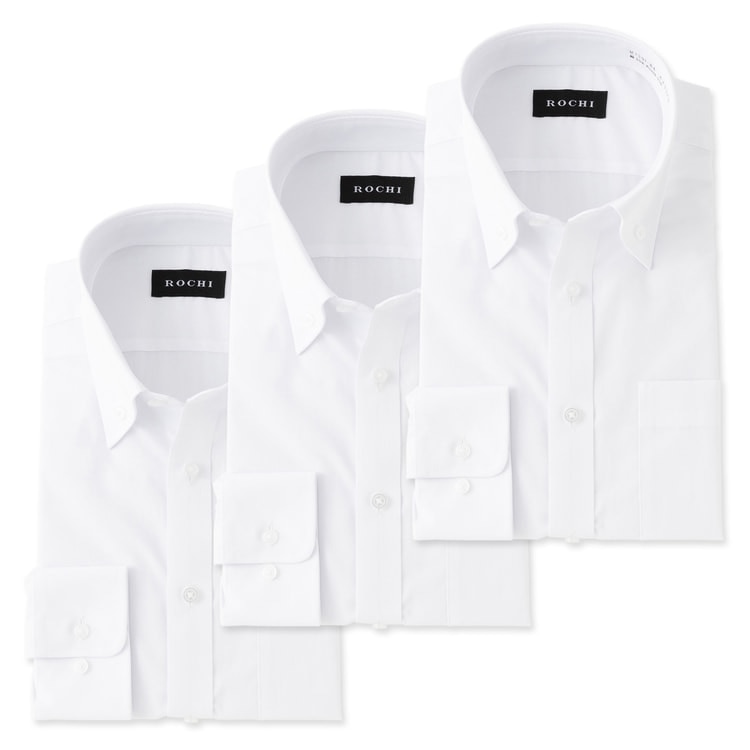 WEB限定商品】3枚セット 形態安定 抗菌防臭 ボタンダウ...【スーツのAOKI公式通販】 WEB限定商品】3枚セット 形態安定 抗菌防臭 ボタンダウ...【スーツのAOKI公式通販】