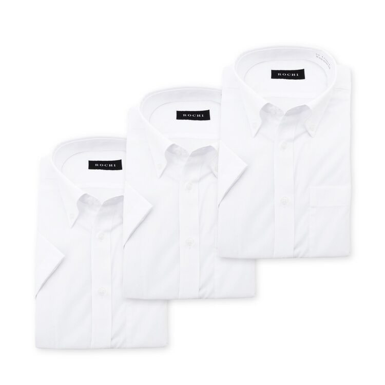 【ユニクロ】半袖3枚セット GU（ジーユー）の「（GU）インナーＶネックＴ（半袖・３枚組）Ｃ（MEN