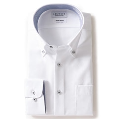 Non-iron cotton Button-down shirt LES MUES Regular fit