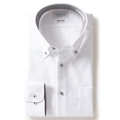 Non-iron cotton Button-down shirt LES MUES Regular fit